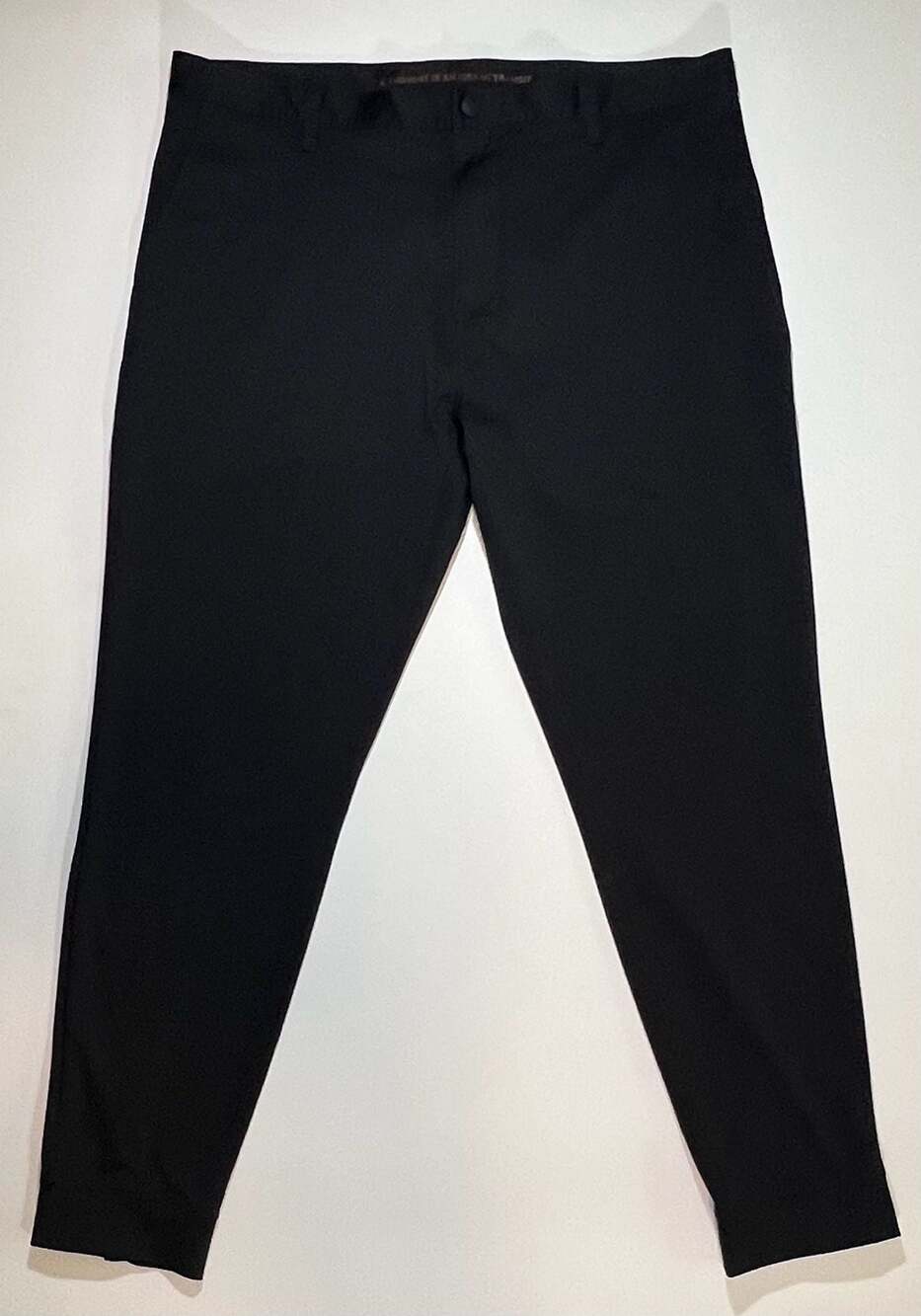Rhone Men's Black Tech Commuter Pants with Zippered Cuffs Size 38